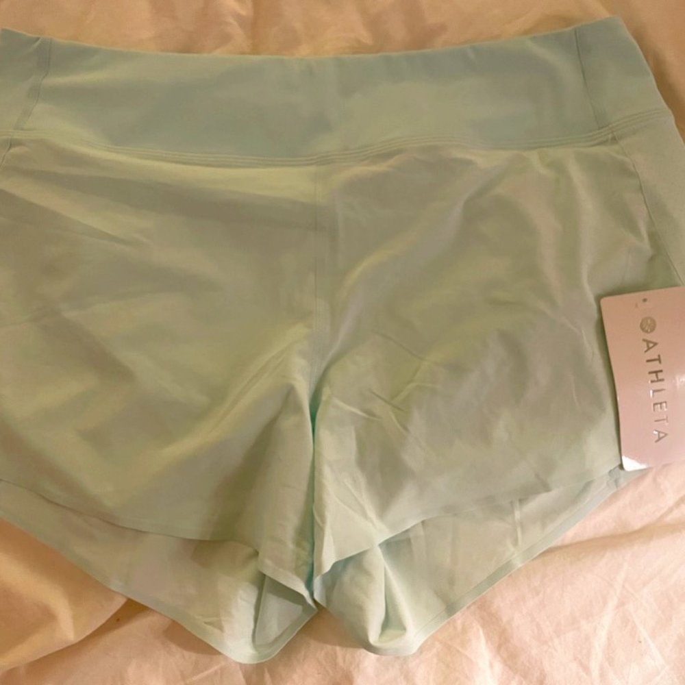 Brand New, Athleta 3.5" Short, S: Large, lgt blue